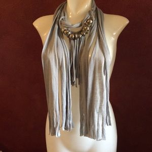 🎈SALE🎈Grey Scarf Necklace